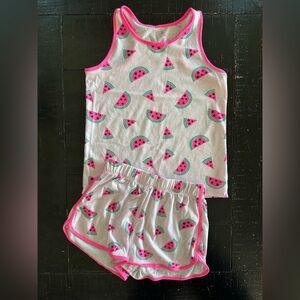 XL (14) Cat & Jack Watermelon Print Kids Pajamas